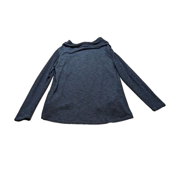 Bobeau Light Weight Black Open Front Hip Length Sweater Cardigan Duster Small - Picture 2 of 8